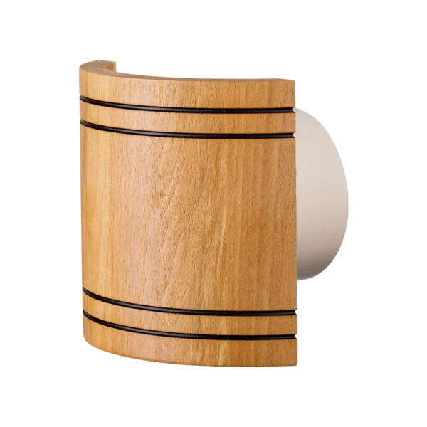Heat-resistant sauna fan MM-S ⌀100mm, 105 m³ / h, wood, barrel, with check valve