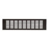 Grille aluminium Europlast RA1040B 100x400mm, bronze