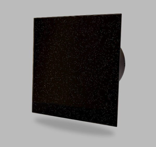 Designer fan MMP 100, 169 m³/h, black colour brocade
