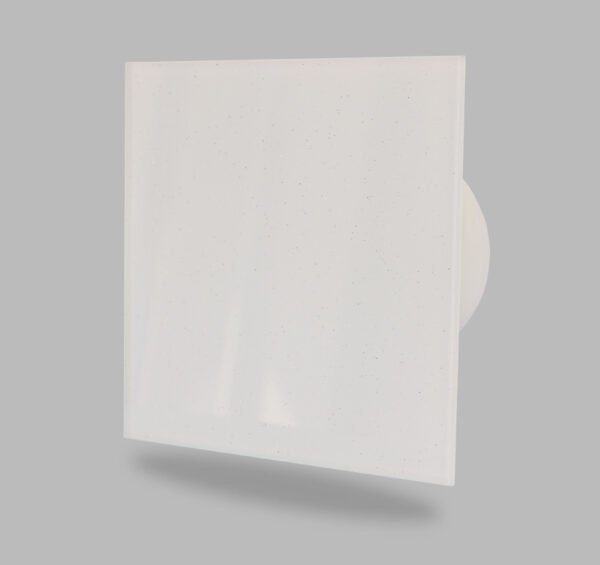 Designer fan MMP 100, 169 m³/h, white colour brocade
