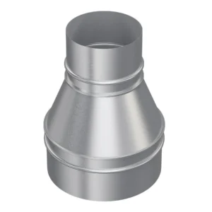 Alternative view of Round duct reducer 100GGB Ø160, galvanized steel