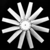 Aluminium impeller with 12 blades, Ø630mm