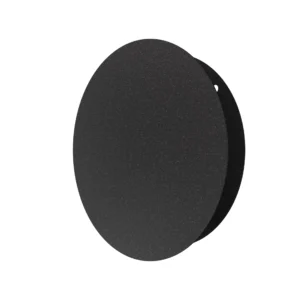 Ventilation grille Ø140mm 14RVM detachable mesh with magnets, painted steel, black