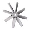 Aluminium impeller with 8 blades, Ø630mm