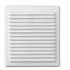 Adjustable ventilation grille with springs, AMR200B, Ø140/200mm, white