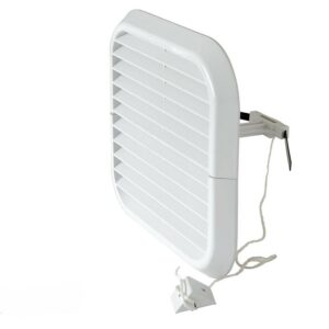 Foldable ventilation grille with springs DFR1817B, 180x170 mm