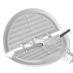 Alternative view of Foldable ventilation grille with springs DFR140B, Ø100/140mm
