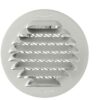 Round metal grill with adapter for recessed mounting GTAP100R, Ø100, aluminum