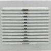 Universal ventilation grille with springs LBMR1916ZK, 193x165, metal, galvanized