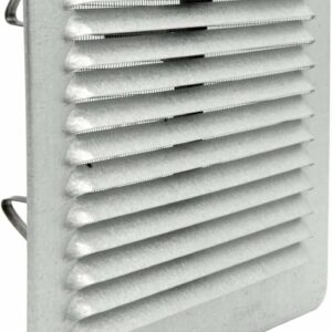 Alternative view of Universal ventilation grille with springs LBMR1916ZK, 193x165, metal, galvanized