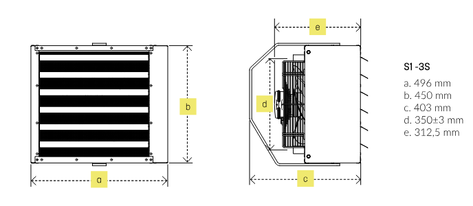 Industrial Water Fan Heater- 3 Speeds WHS1-3S - Image 6