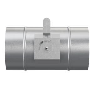 Alternative view of Duct damper TTV160 Ø160, galvanized steel