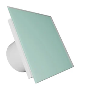 Wall fan EON BD100/9643 ⌀100mm 115 m³/h, glass, aquamarine matt