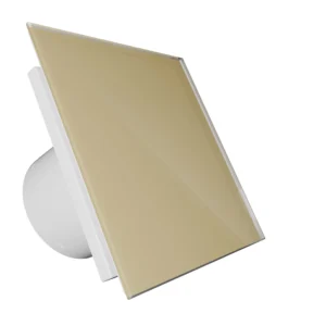 Wall fan EON BD100/9066 ⌀100mm 115 m³/h, glass, beige