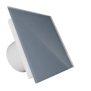 Wall fan EON BD100/2848 ⌀100mm 115 m³/h, glass, blue shadow