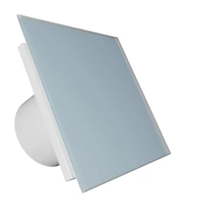 Wall fan EON BD100/9644 ⌀100mm 115 m³/h, glass, pastel blue matt