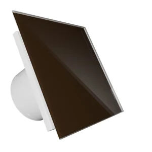 Wall fan EON BD100/9069 ⌀100mm 115 m³/h, glass, brown