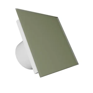 Wall fan EON BD100/9641 ⌀100mm 115 m³/h, glass, olive green matt