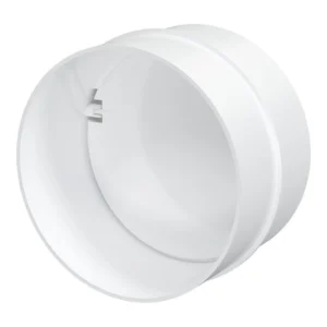 Circular connector 10SKPO Ø100mm, with check valve, plastic